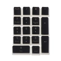 ForHe 17 Key RGB Top Printed PBT Shot Backlit Keycap for Cherry MX Switches Mechanical Keyboard Numpad, 3 Colors Optional