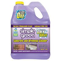 Simple Green Oxy Solve Concrete and Driveway Pressure Washer Cleaner - Removes Stains from Mold, Mildew and Oil on Garage Floors, Sidewalks, Walkways & Driveways - Concentrate 1 Gal.