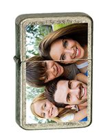 Hat Shark Personalized Custom Full Image 3D Color Printed Vector KGM Thunderbird Vintage Lighter Groomsmen, Wedding, Anniversary, Birthday, Gift - Multiple Colors (Vintage Silver)