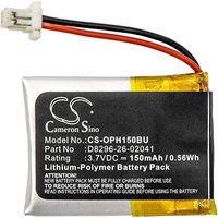 Sunsamy-CM CMOS Backup Cells, 3.7V Li-Polymer CMOS/Backup Battery 150mAh/0.56Wh for OPTICON H15 H-15a H-15AJ H-15b H-25 (Color : Black, Size : 25.40 x 21.00 x 4.10mm)