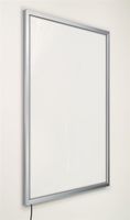 Displays2go 22x28 LED Light Box Snap Poster Frame for Wall Mount, Front-Loading, Aluminum (LEDEC2228S)