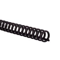 Swingline GBC Binding Spines / Spirals / Coils, 1/2" Diameter, 85 Sheet Capacity, ProClick, Black, 25 Pack (25156600)