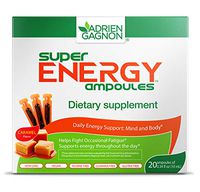 Adrien Gagnon - Super Energy, Multivitamins & Ginseng for Daily Energy Support, 20 ampoules