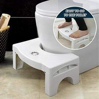 Dongtu Toilet Pedestal Stool Foldable Bathroom Versatile Toilet Stool Bath & Shower Transfer Benches