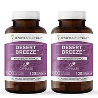 Desert Breeze 120 Capsules(2 pcs.), 500 mg, Sage, Green Tea, Ginkgo, Cranberry, Turmeric, Peppermint. Fresh Breath Formula (2x120 Capsules)