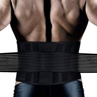 Hapord Back Brace Lower Lumbar Support Belt Lower Back Support Adjustable for Men and Women Breathable Mesh Design with Lumbar Pad Lower Back Belt Doctor Recommended-XL(31.5inch-39.37inch）