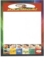 Sheldon The Big Bang Theory Stationery Printer Paper 26 Sheets