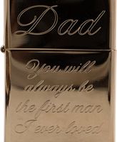 Lighter- Black Glass - Dad You Will Always Be the First Man I Ever Loved Router