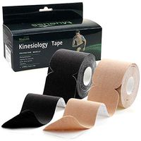 MUEUSS Precut Kinesiology Tape Sports Hypoallergenic Waterproof Breathable Elastic Tape Recovery Sports Athletic Physio Therapy Injury Support for Ankle, Muscles,Elbow, Knee & Shoulder