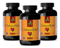 Metabolism Booster for Men - Cholesterol Relief - Cholesterol Pills Natural - 3 Bottles (180 Capsules)