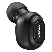 Mpow Bluetooth Earbuds, 6Hrs Wireless Earpieces, Mini Single Invisible Earbuds, HD Microphone Mini Bluetooth Earpiece, with USB Cordless Charger, Car Bluetooth Headset for Cell Phone (One Pcs)