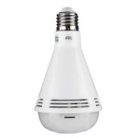 Light Bulb Camera, 2MP 1080P HD Wifi 360° Panoramic Surveillance System, Home Security Camera Support IR Motion Detection for Home, Office