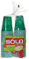Solo Party Cups - 9 oz - 50 ct- Green