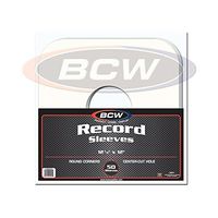 25 33 1/3 RPM - 12" LP / Album White Paper Vinyl Record Sleeves / Protectors - Heavy 20# Weight Paper With Hole For Viewing Label