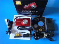Nikon Coolpix S205 Digital Camera (Red)