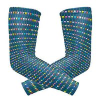 Colorful Silhouettes Cats Unisex Arm Sleeve UV Protection Arm Compression Sleeve Skin Protection Sport Arm Cooler Sleeve for Running Hiking Jogging Motorcycling Climbing Camping