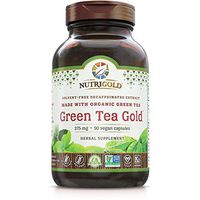 NutriGold Green Tea Gold - Metabolism, Weight-Loss, and Immune Support - 375 mg (90 organic veggie capsules)