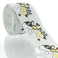 1.5" Bee Mine Grosgrain Ribbon 5yd