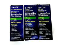 Chilrden Allergy 24 Hour Relief Antihistamine Loratadine 5mg/5ml Grape Flavor, 120 mL (3 Packs)