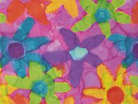 Pack of 1, Flower Power Gift Wrap 30" x 417' Gift Wrap Half Ream Roll w/Floral & Classic Print Designs