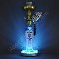 Bombay Sapphire 1L Bottle Hookah with LED Stand