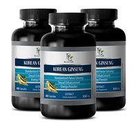Enhancing Pills Increase - Korean Ginseng 350MG EXTACT - Immune Support Capsules - 3 Bottles (180 Capsules)