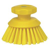 Remco Vikan Round Scrub Brushes - 5" - Yellow - Yellow