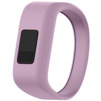 QGHXO Band for Garmin Vivofit Jr/Vivofit Jr. 2, Soft Silicone Replacement Watch Band Strap for Garmin Vivofit Jr/Vivofit Jr. 2 Activity Tracker, Small, Large (Violet, Small: 5.7")