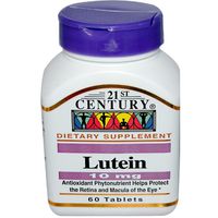 21st Century Health Care, Lutein, 10 mg, 60 Tablets