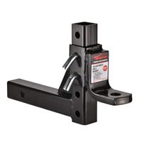 Towever 8-Position Class III/IV Adjustable Trailer Ball Mount with Pins and Clips, Plate Bracket