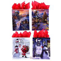 Extra Large"Village Christmas" Gift Bags by FLOMO