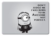 Minion Quote Don't Judge Me Despicable Me Macbook Decal Vinyl Sticker Apple Mac Air Pro Retina Laptop sticker