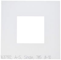 8x8 Antique Blue / Dutch Blue Custom Mat for Picture Frame with 4x4 opening size (Mat Only, Frame NOT Included)