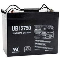 Universal Power Group UB12750 12V 75AH Internal Thread Battery for Permobil M300 PS JR Wheelchair
