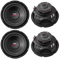 4) NEW Pyle PLPW15D 15" 8000W Car Subwoofers Audio Power Subs Woofers DVC 4 Ohm