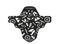 All Mountain Style AMSMG1JRWH Front Mudguard - Protects You and Your Bike from Waste and Dirt, Joy Ride/White