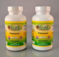 Potassium 395mg, Made in USA -200 [2x100] Tablets