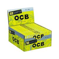 24pc Display - OCB® Solaire Slim Rolling Papers & Tips