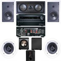 Klipsch R-1650-W In Wall #2 5.1 System-Onkyo TX-NR626 7.2-Ch-FREE PL-200