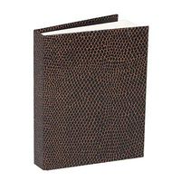 Caspari Snakeskin Mini Writing Journal in Brown & Black