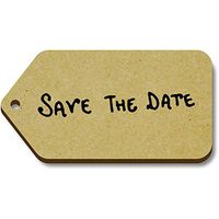Azeeda 10 x 'Save The Date' 66mm x 34mm Gift Tags (TG00000249)