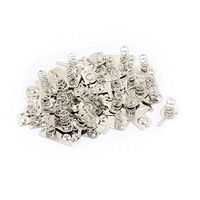 Aexit 19 Sets Household Batteries 2 x AAA Batteries Positive Negative Spring Plate 9V Silver Tone