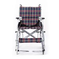 MEI Walker Drive Medical 17-inch Ultra Lightweight Aluminium Self Propel Wheelchair for Disabled Children and Senior Citizens