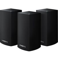 (Discontinued by Manufacturer) Linksys Velop AC1200 Dual-Band Whole Home WiFi Intelligent Mesh System, 3-Pack Black