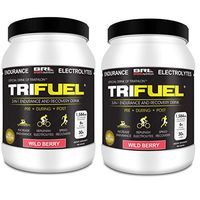 TRIFUEL - 3-in-1 Endurance and Recovery, Hydration, BCAA, Electrolyte Enhanced Drink (2 Pack Wild Berry (Save 15))
