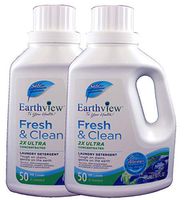 Earthview Laundry Detergent, Fragrance Free, 2 pk/ 50 oz- Designed for Environmental Sensitivities (MCS, EI, MI)