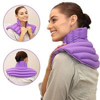 My Heating Pad Microwave Neck and Shoulder Heating Pad Plus| Neck Wrap Microwavable for Relief of Pain, Sore Muscles, Stress, Tension and Headaches | Neck and Shoulder Heating Pad (Purple Plus)