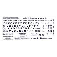 Extra Bold ZoomCaps: Black Characters on White Background