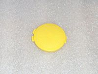 Tupperware Mini Clamshell Pill Keeper Round Pocket Container, Yellow