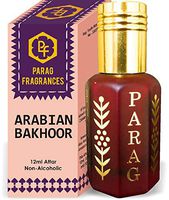 Parag Fragrances Arabian Bakhoor Attar 1 Tola / 12ml (Crystal Series) (Limited Time Launching Offer Pack) Natural Distiled Attar/Alcohol Free Attar/Long Lasting Attar
